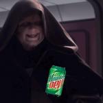 Emperor Palpatine with Moutain Dew meme
