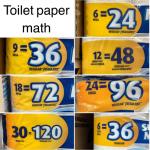 Toilet paper math