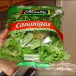 Frog in a bag of lettuce
