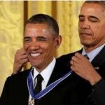Obama gives himself a medal