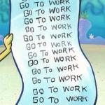 Spongebob Work Schedule