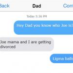 Joe mama liged ma balls