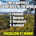 The Happiest Countries in the World (the U.S. is 28th)