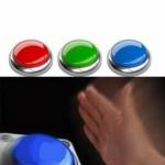Button Meme + blue Button