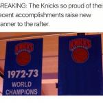 Knicks Banner Meme