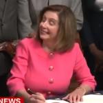 Nancy Pelosi Impeachment Signing