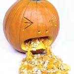 Pumpkin vomit