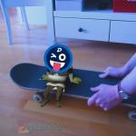 DigiByte Shrek On Skateboard