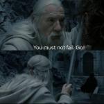 you must not fail dumbledore