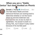 Donald Trump Stable Genius Hooked On Phonics