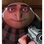 Gru with a gun