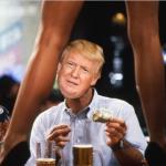 Trump at strip club meme
