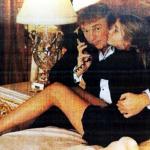 Ivanka gives Daddy a Good Night Kiss on the bed
