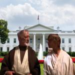 Obi Wan and Luke visit White House