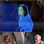 Help me Obi Wan Kenobi you're my only hope meme