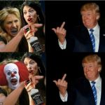 Some say it was the kuru. Others say it was the adrenochrome. I say it was both... | image tagged in hillary becomes pennywise,memes,funny,funny meme,political meme | made w/ Imgflip meme maker
