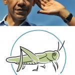 Obama crickets reacc meme