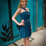 Kylie blue dress