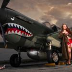 Warbird Pinup P-40 Tomahawk