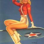 Military Art Salute Girl