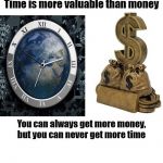 Time Vs. Money | COVELL BELLAMY III | image tagged in time vs money | made w/ Imgflip meme maker