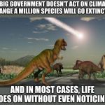 Dinosaurs meteor Meme Generator - Imgflip