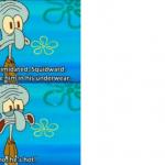 Squidward oh no, he's hot white space