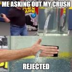 Explanation Time | ME ASKING OUT MY CRUSH; REJECTED | image tagged in explanation time | made w/ Imgflip meme maker