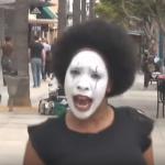 Crazy Mime Lady