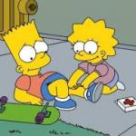 Lisa and Bart Bandaid