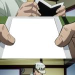 Jotaro Folding Picture meme