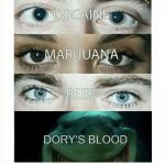 cocaine, beer, marijuana | DORY'S BLOOD | image tagged in cocaine beer marijuana | made w/ Imgflip meme maker