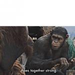 Apes together strong meme