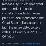 Donald Trump Kansas City Kansas Superbowl