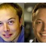 Elon Musk before and after