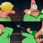 patrick with lemon