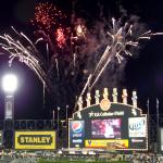 White Sox Fireworks Scoreboard