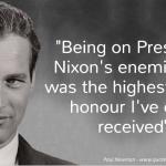 Trump enemies list FAIL Nixon Paul Newman meme