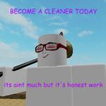 become a cleaner