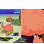 Patrick brains meme