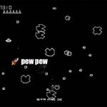 Asteroids | 🚀  pew pew | image tagged in asteroids | made w/ Imgflip meme maker