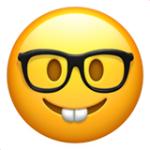 glasses nerd emoji