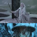 Gandalf and Saurumon