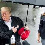 Donald leaves Melania in the rain AGAIN