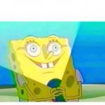 spongebob flashlight meme