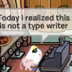 Club Penguin's Typewriter