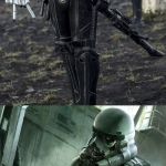When people think of Death Troopers, what I think of | WHAT I SEE; WHAT I THOUGHT IT WOULD LOOK LIKE | image tagged in when people think of death troopers what i think of | made w/ Imgflip meme maker