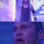 Undertaker entering the arena meme