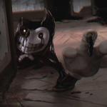Bendy reaching out