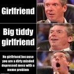 Dirty mind | image tagged in meme problem | made w/ Imgflip meme maker